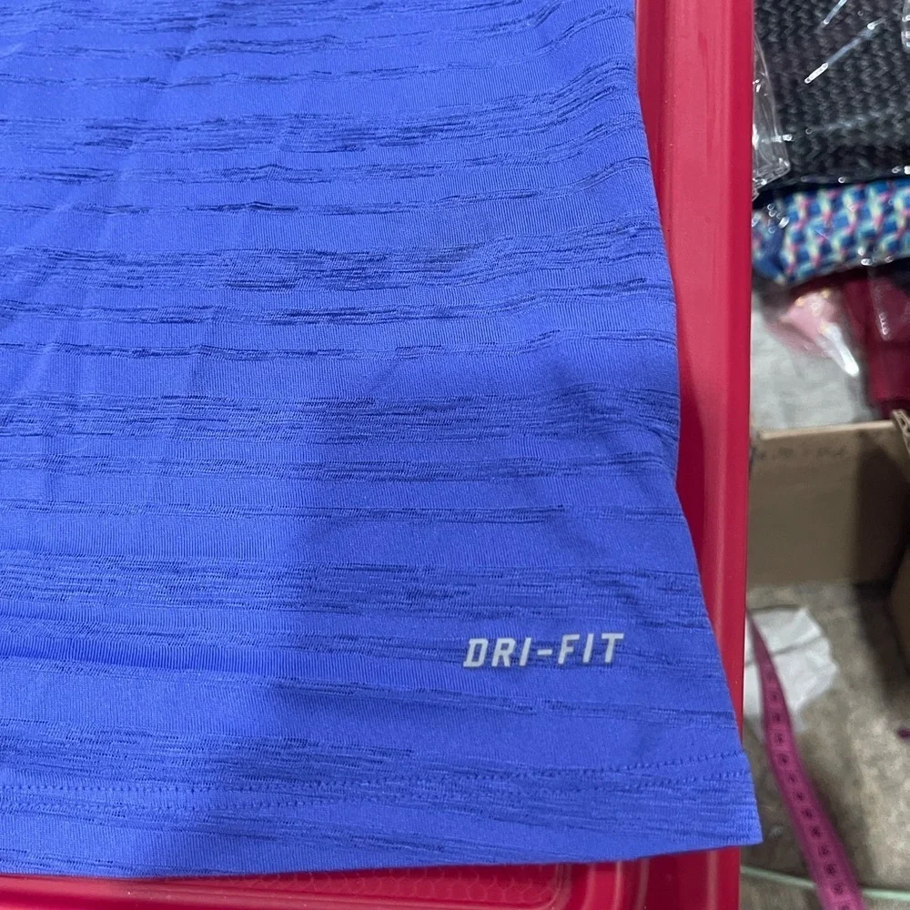 NIKE PURPLE ,  SMALL , SHort SLEEVES Dri-FIT Tank Top - Picture 5 of 7